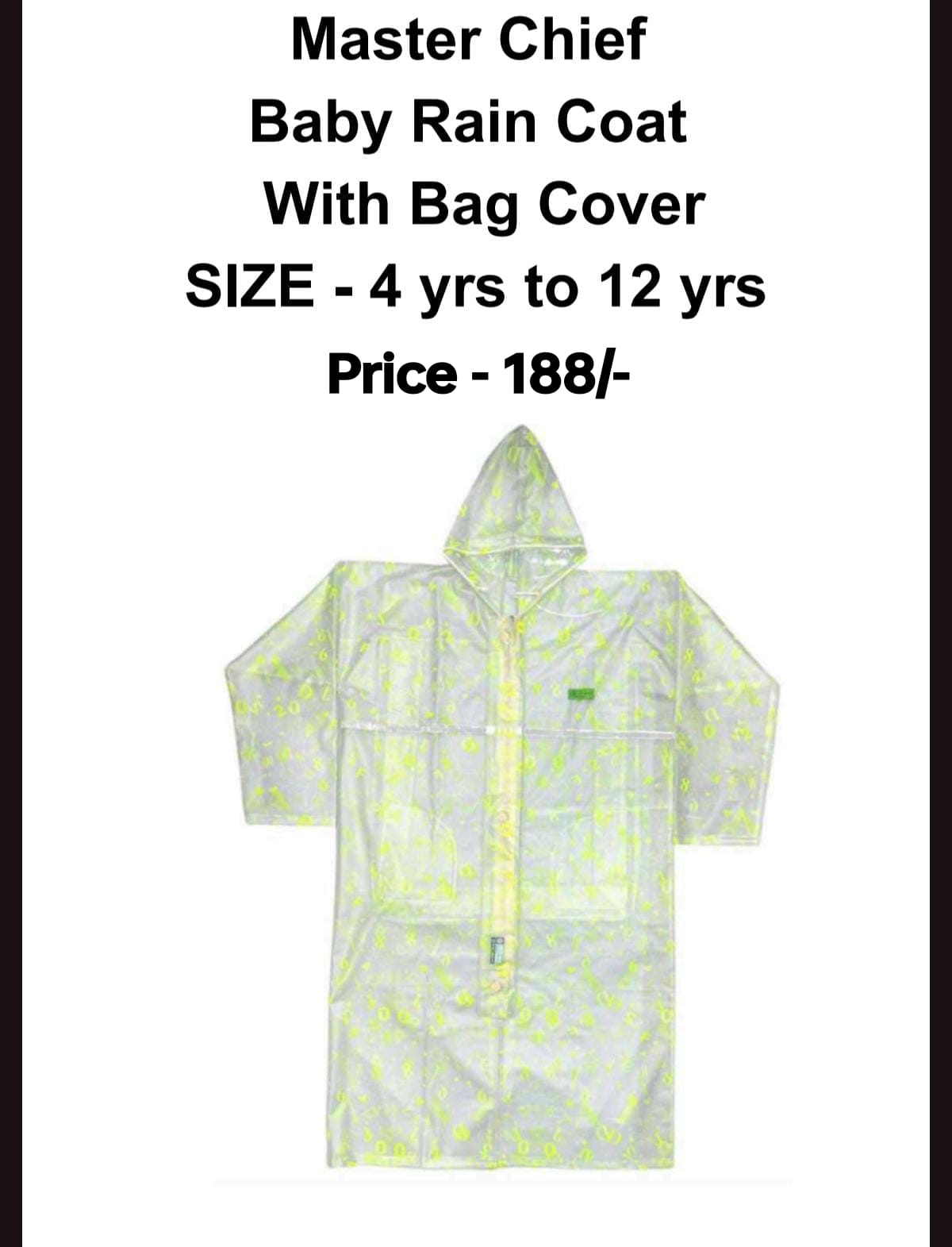 Master Chief Baby Raincoat